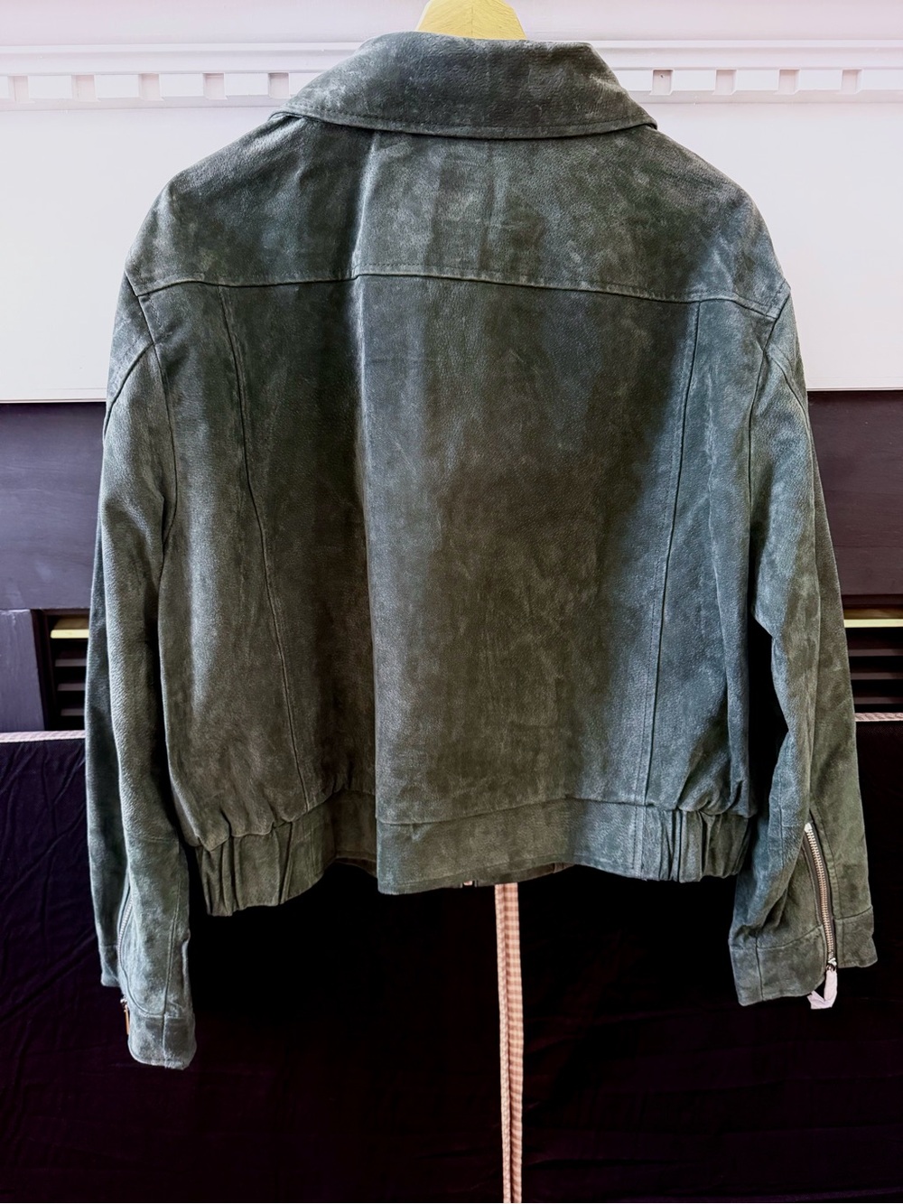 ZARA Women 100% Suede Leather Jacket 3046/080 NWT XL - Picture 7 of 11